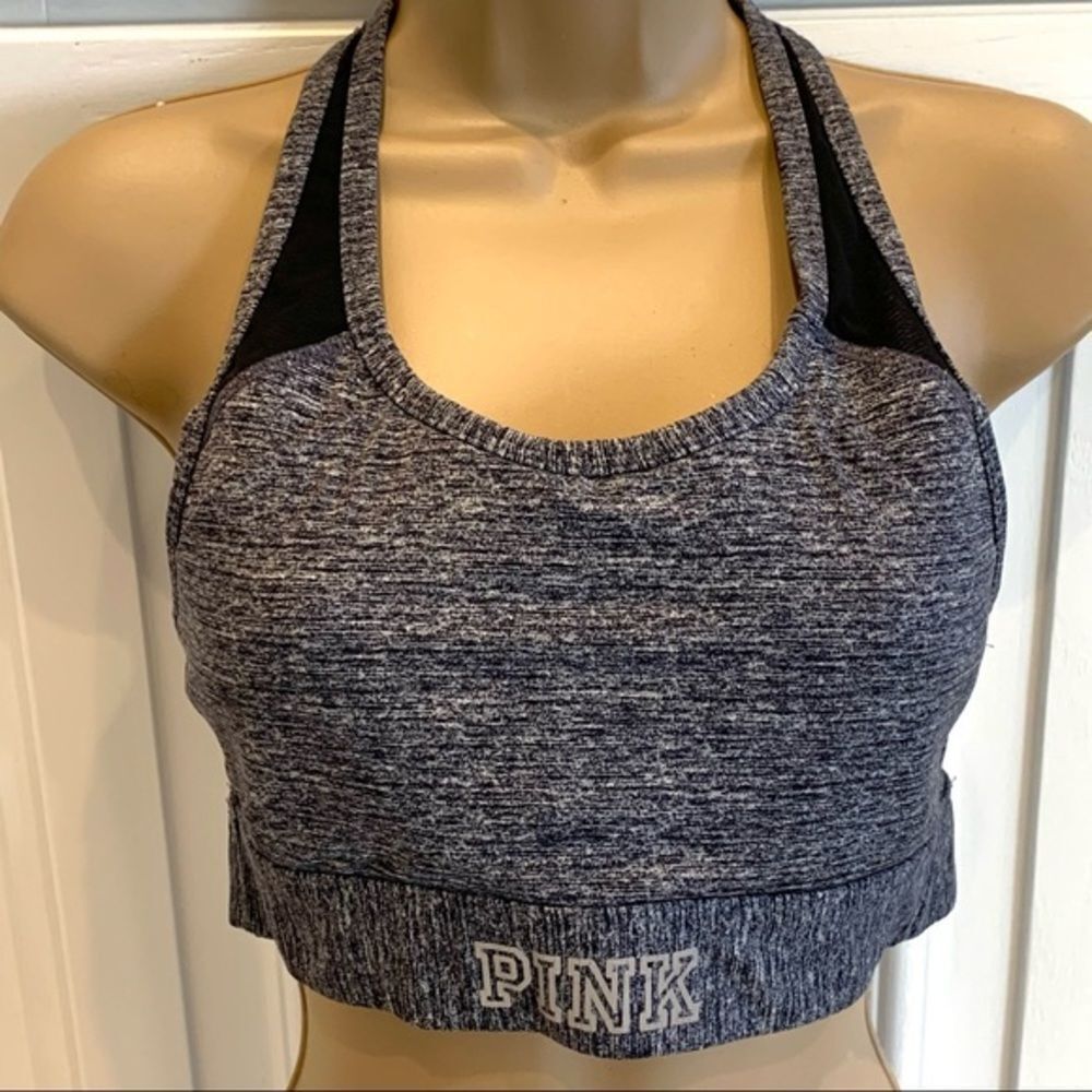 Pink Ultimate‎ Gray Sports Bra M